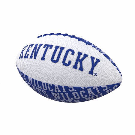 Logo Brands Kentucky Repeating Mini-Size Rubber Football 159-93MR-3